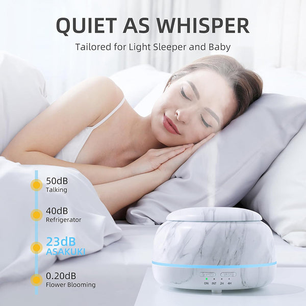Daevana™ 300ml Essential Oil Diffuser – 7-Color LED Mood Light, Ultra-Quiet Aromatherapy Humidifier (USB Type-C, Auto-Shutoff)