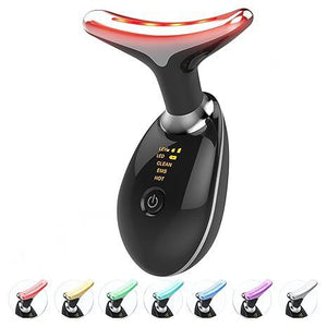 GlowLift™ Face & Neck LED & Microcurrent Beauty Massager – 7-Color Light Modes