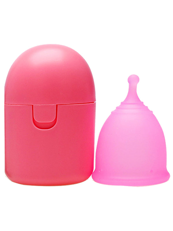 Reusable Medical-Grade Silicone Menstrual Cup with Portable Case