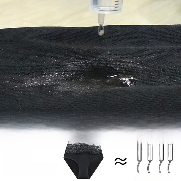 Lace Leak-Proof Menstrual Underwear - 4-Layer Absorbent Period Panties with Detachable Button Design (S - 4XL)