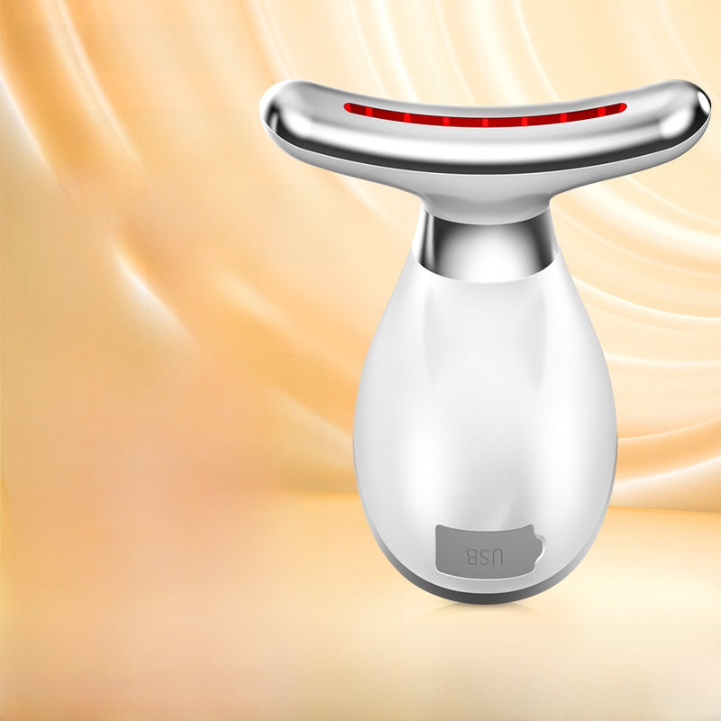 GlowLift™ Face & Neck LED & Microcurrent Beauty Massager – 7-Color Light Modes
